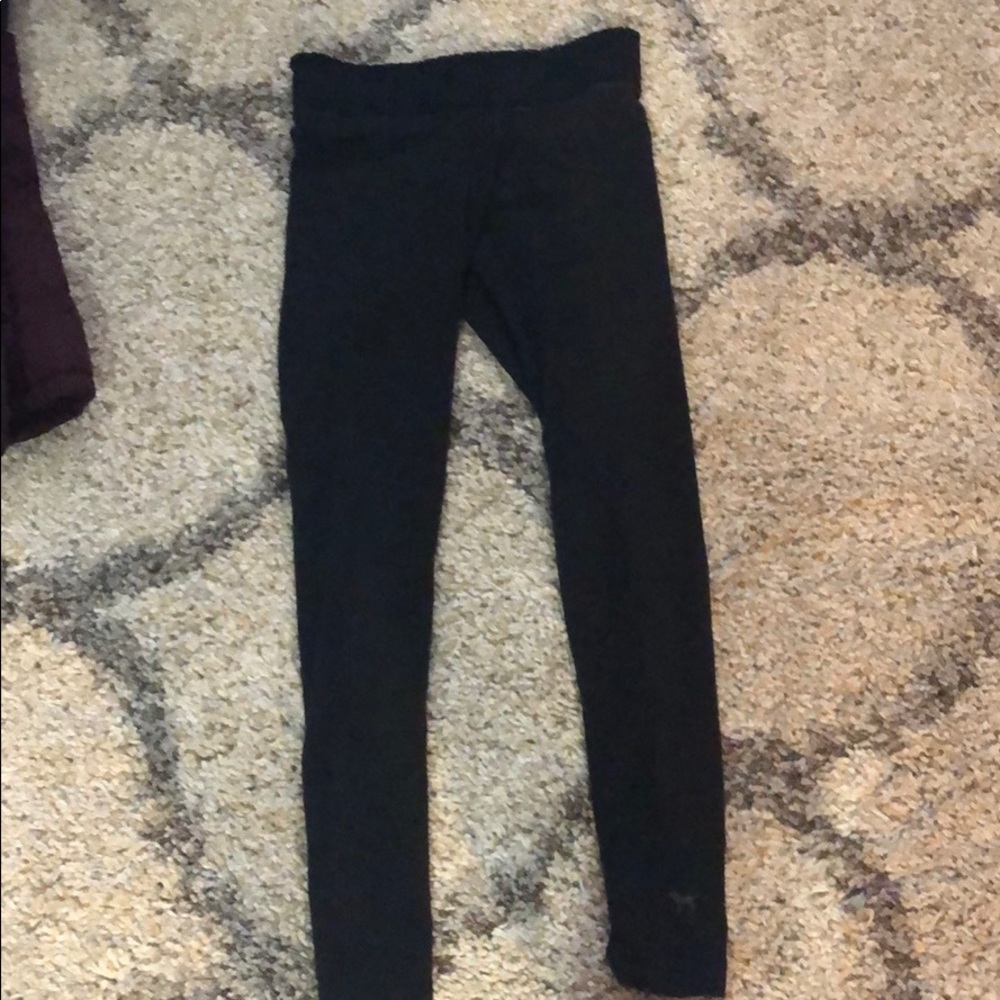 PINK Black yoga leggings